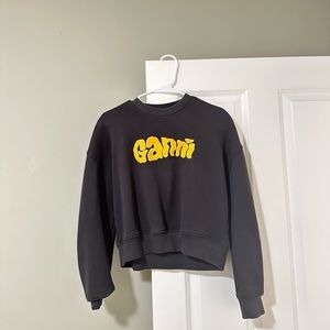 Ganni sweatshirt in Navy